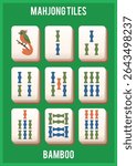 Mahjong Game Suite Tiles Bamboo