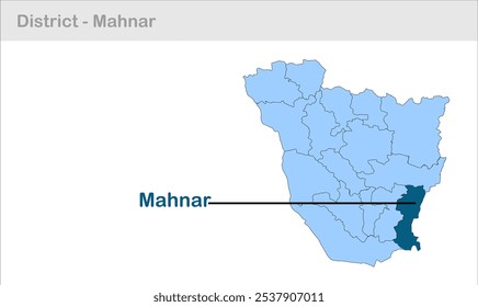 Mapa do sub-distrito de Mahnar, Distrito de Vaishali, Estado de Bihar, República da Índia, Governo de Bihar, território indiano, Índia Oriental, política, aldeia, turismo