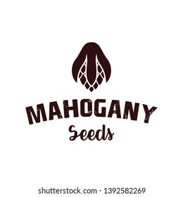 Mahogany seeds for vintage logo design inspiration