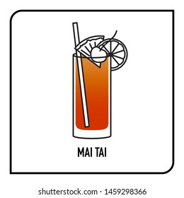 Mai Tai alcoholic beverage drink cocktail