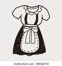 maid clothes doodle