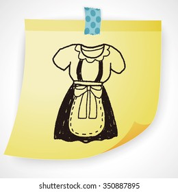 maid clothes doodle