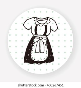 maid clothes doodle