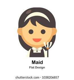 Maid Flat illustration