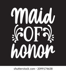 maid of honor vector file