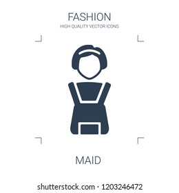 maid icon. high quality filled maid icon on white background. from fashion collection flat trendy vector maid symbol. use for web and mobile