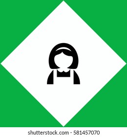 Maid  icon Vector design
