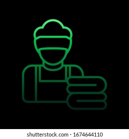 Maid nolan icon. Simple thin line, outline vector of hotel icons for ui and ux, website or mobile application