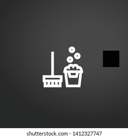 Maid vector icon. Maid concept stroke symbol design. Thin graphic elements vector illustration, outline pattern for your web site design, logo, UI. EPS 10.