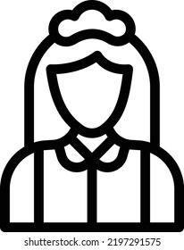 ilustración del vector de criado en un fondo transparente.Símbolos de calidad premium.Icono de vector de línea delgada para el diseño de concepto y gráfico.