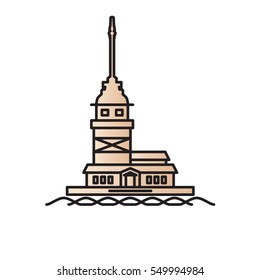 maiden tower vector