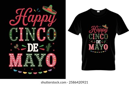 MAIHUN Cinco De Mayo T-Shirts for Women Sombrero T-shirt Summer Mexican Fiesta Vacation Tee Tops