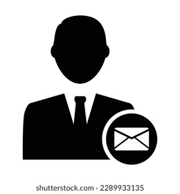 Mail Account Icon, Vector Graphics