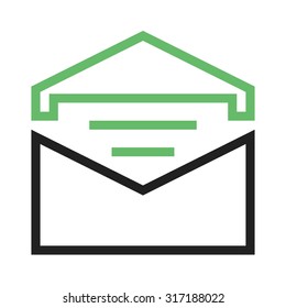 Mail, address, message icon vector image.Can also be used for admin dashboard. Suitable for mobile apps, web apps and print media.