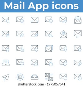 Mail app and web ui icons