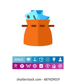 Mail bag icon