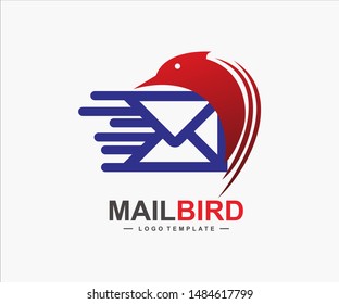 Mail Bird Logo and Symbol, this file is illustrator EP10