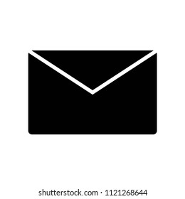 Mail black back envelope icon vector icon. Simple element illustration. Mail black back envelope symbol design. Can be used for web and mobile.