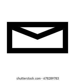 Mail black icon .