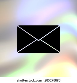 mail black vector icon
