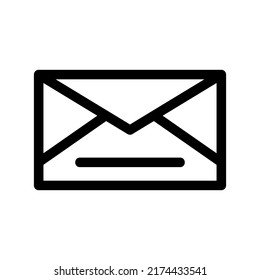 icono de cuadro de correo o logotipo símbolo de signo aislado ilustración vectorial - iconos vectoriales de estilo negro de alta calidad
