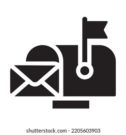 Postfach-Symbol Postamt, Mailbox, Vektorgrafik