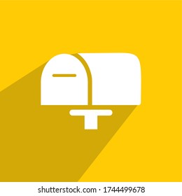 MAIL BOX ICON , POSTAGE ICON VECTOR