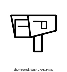 Mail box icon vector design template