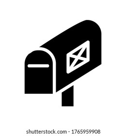 Mail box icon vector design template