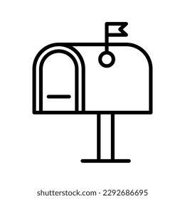 Mail box icon vector design template