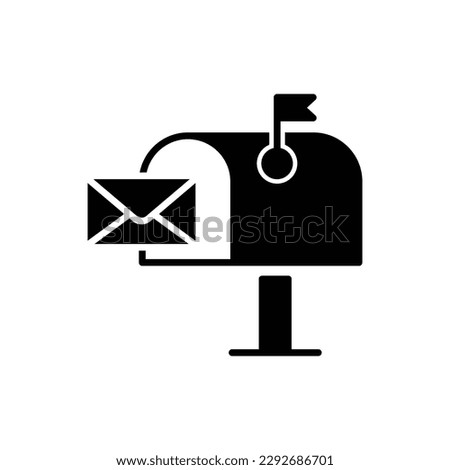 Mail box icon vector design template