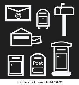 Mail box icons 