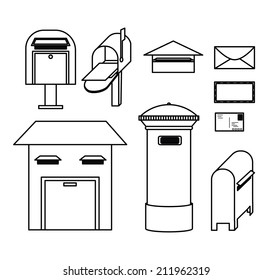 Mail box icons 