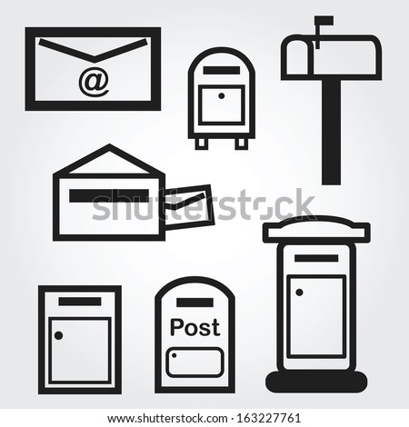 Mail box icons