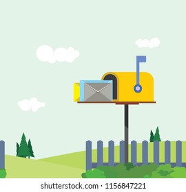 mail box illustration
