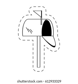 mail box message cutted line