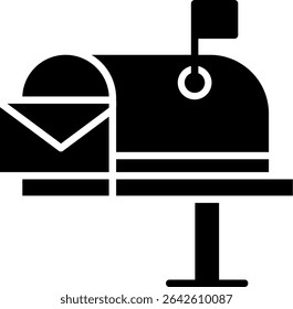 Vector de diseño de iconos Nuevos de Mail Box