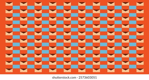 Mail box pattern, seamless pattern.