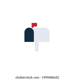 Mail Box Post Box Icon in trendy outline style isolated on white background. symbol for your web site design, logo, app, UI. Vector illustration