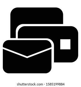 Mail Bulk Vector Icon