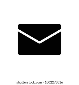 mail button icon isolated vector