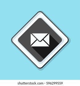 Mail button illustration
