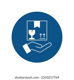 Mail care  Vector Icon with trendy background colors that can easily edit or modify

