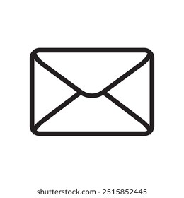 Ilustración de diseño de Vector de icono de contorno cerrado