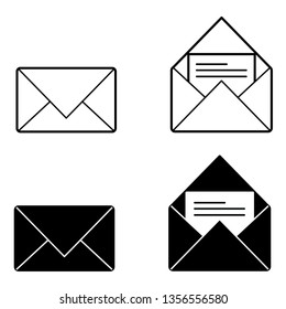 Mail collection icon vector illustrator design isolated on white background.