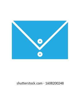 Mail with colour outline icon vector illustration logo template for many purpose 