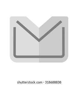 Mail, communication, letter icon vector image.Can also be used for email, communication and messaging. Suitable for mobile apps, web apps and print media. 