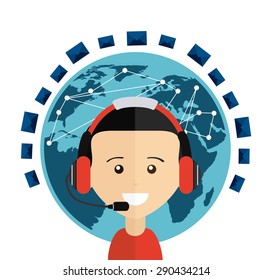 mail concept design, vector illustration eps10 graphic 