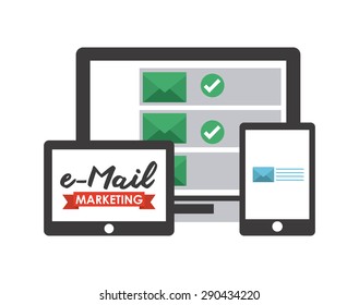 mail concept design, vector illustration eps10 graphic 
