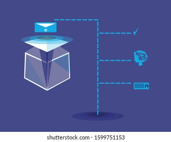 mail and connecting concept. vektor illustration